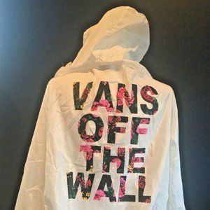 VANS Off The Wall White Windbreaker Mens XL